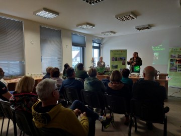Relacja z zimowych warsztatów ziołowych w PKWŁ 9.12.2023 r., 